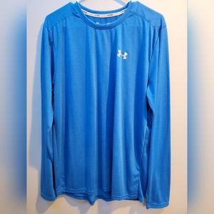 Mens under armour large blue long sleeve shirt